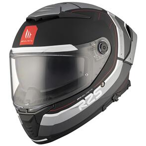 MT THUNDER SV HELMET [R25 MATT BLACK/GREY]